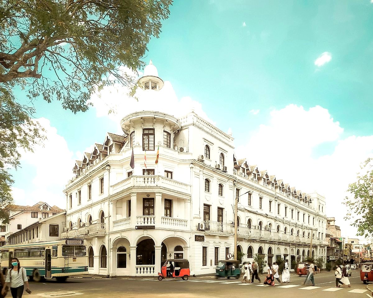 A restored colonial-era heritage hotel in Sri Lanka